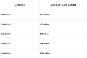 Minimum Core Capital Kenya
