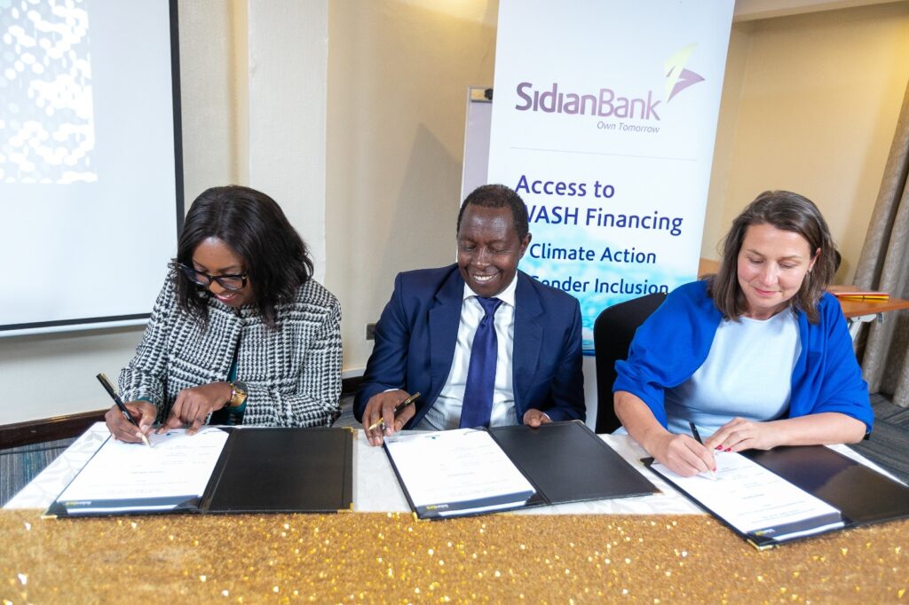 Sidian Bank, Oikocredit, and Aqua for All Announce Ksh 1 Billion WASH Loan Facility to Boost SMEs and Water Services Providers
